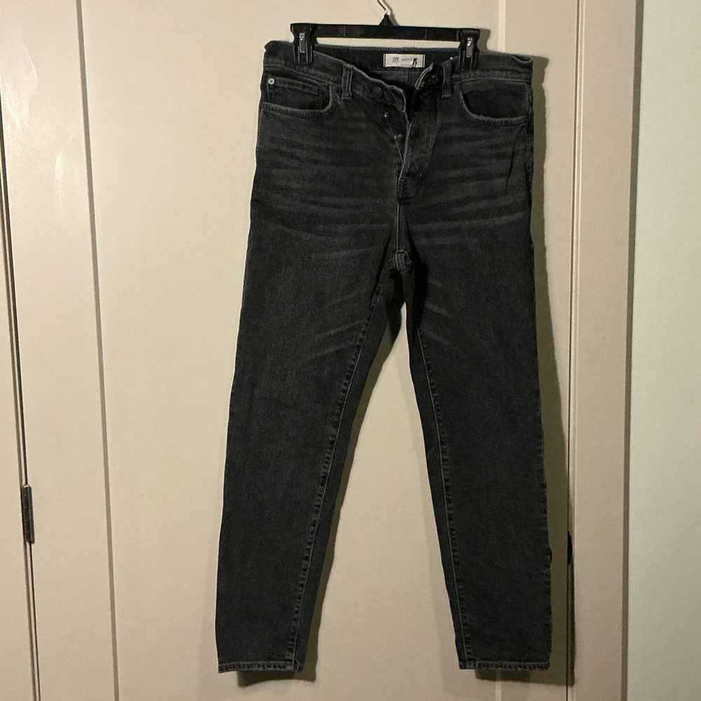 Madewell Black Vintage Taper Jeans